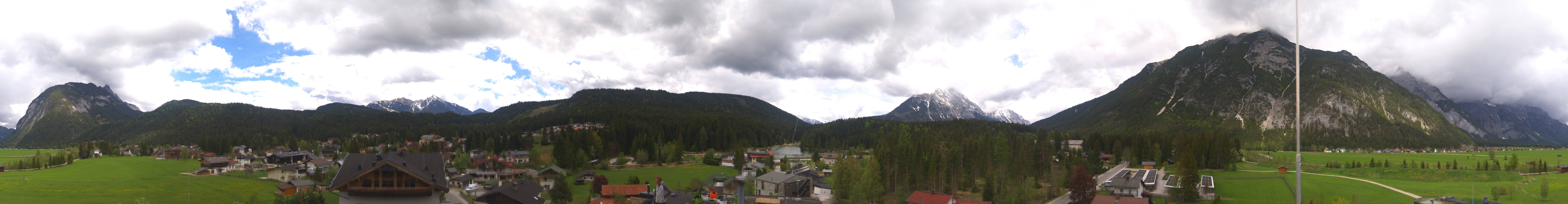 Archiv Foto Webcam Rundblick Leutasch