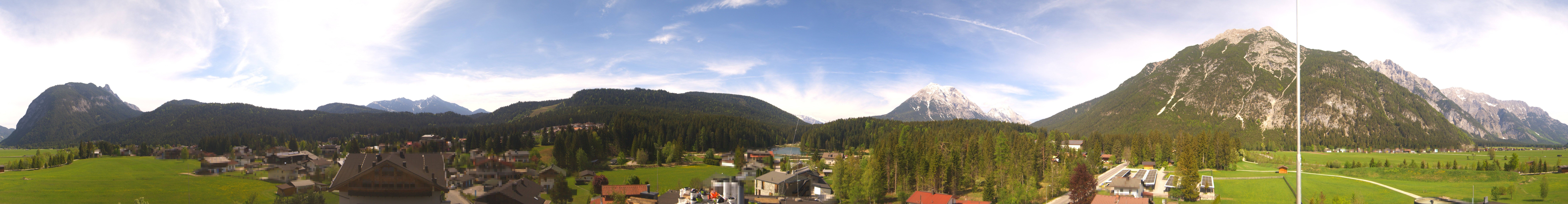 Archiv Foto Webcam Rundblick Leutasch