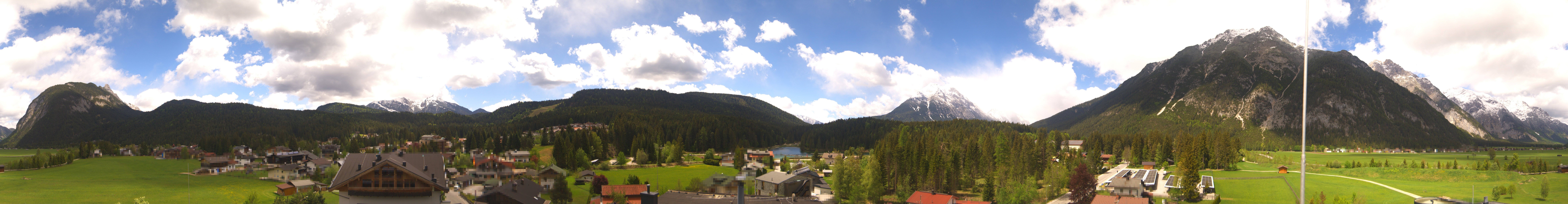 Archiv Foto Webcam Rundblick Leutasch