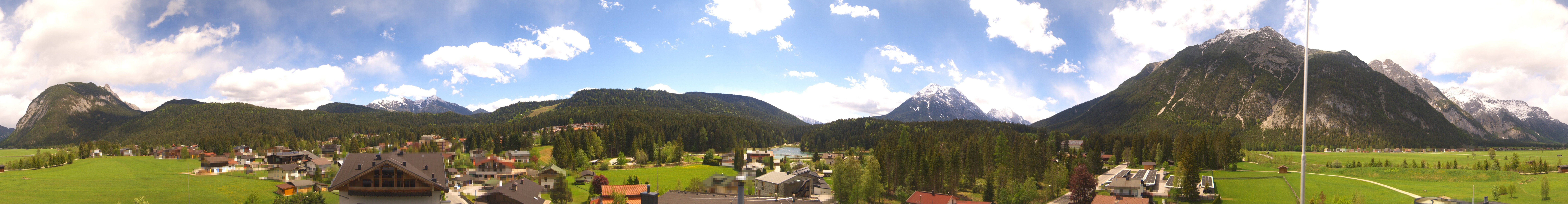 Archiv Foto Webcam Rundblick Leutasch