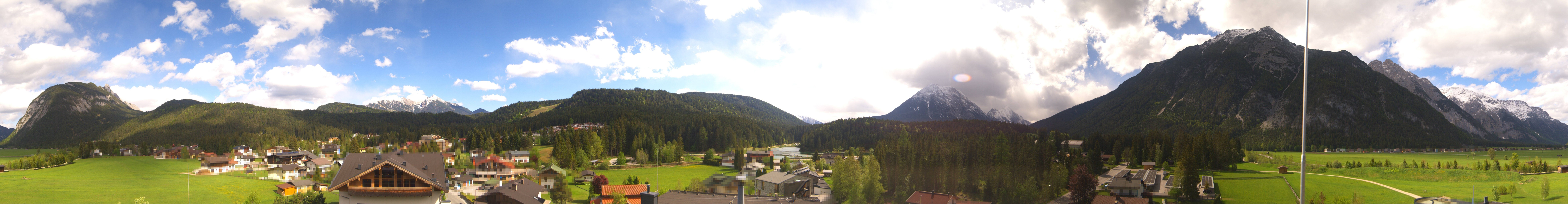 Archiv Foto Webcam Rundblick Leutasch