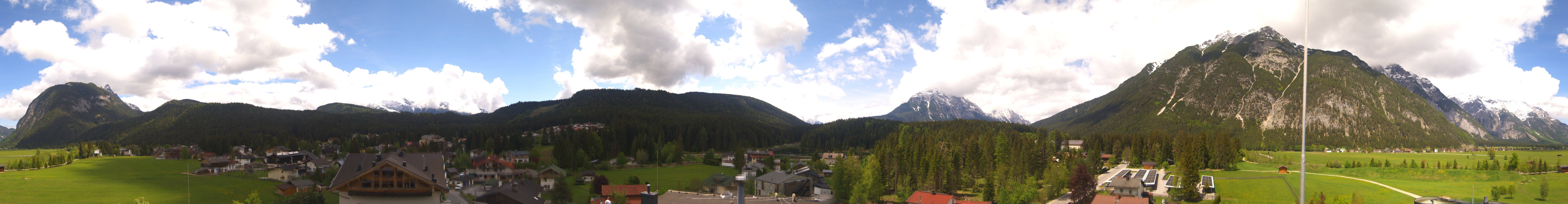Archiv Foto Webcam Rundblick Leutasch