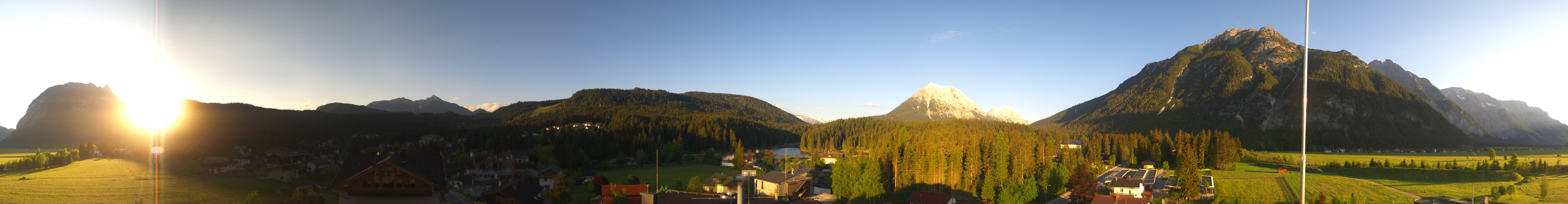 Archiv Foto Webcam Rundblick Leutasch