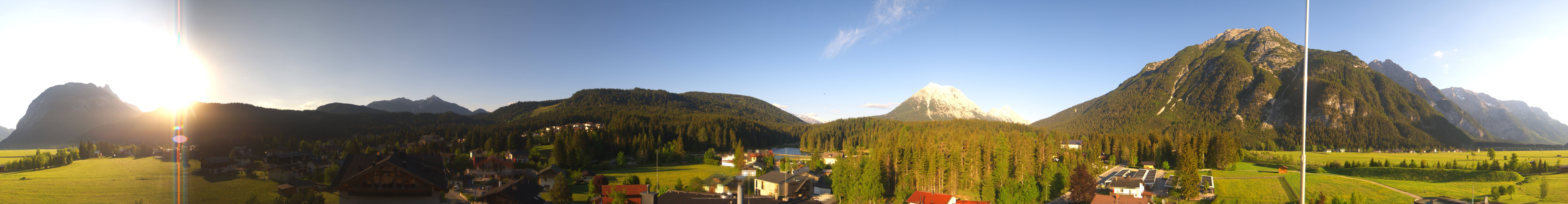 Archiv Foto Webcam Rundblick Leutasch