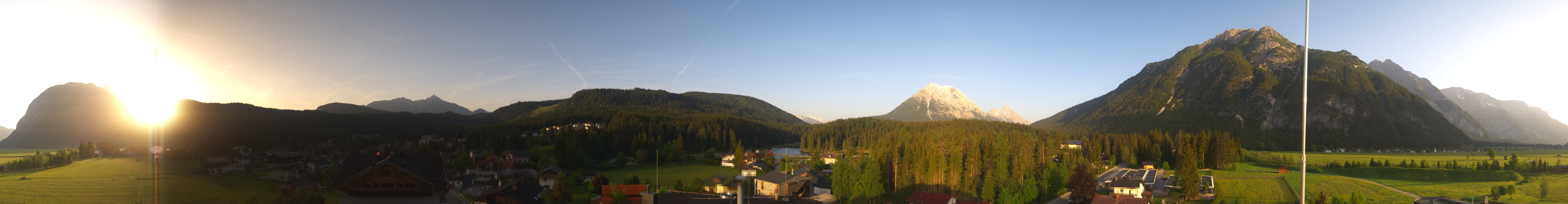Archiv Foto Webcam Rundblick Leutasch