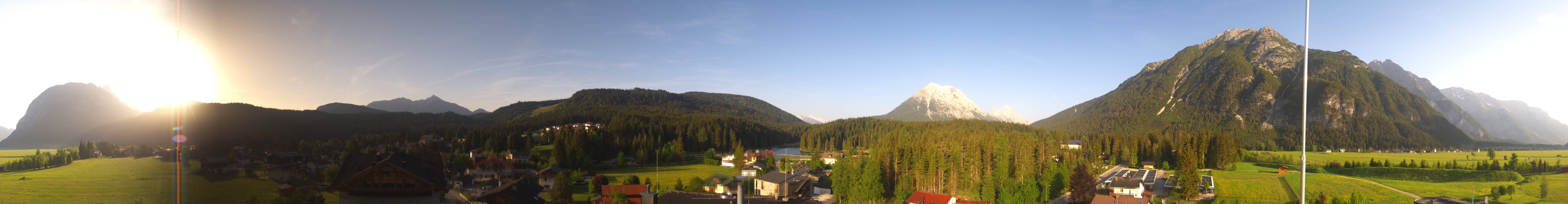 Archiv Foto Webcam Rundblick Leutasch