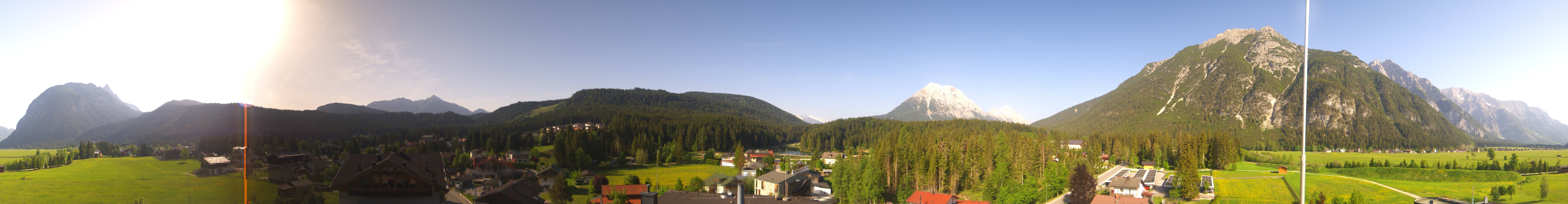 Archiv Foto Webcam Rundblick Leutasch