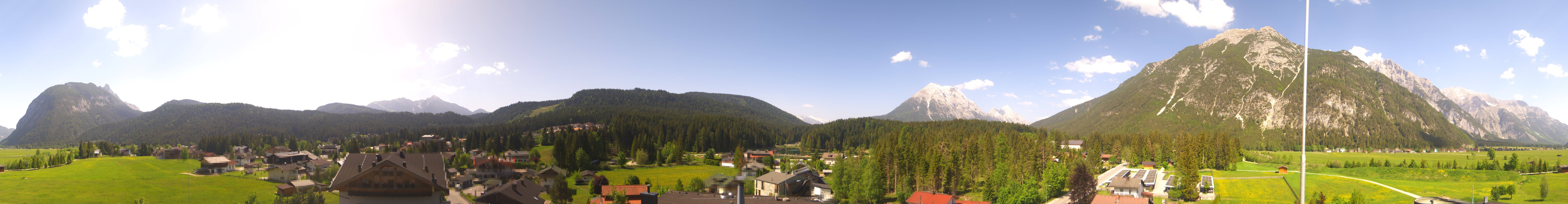 Archiv Foto Webcam Rundblick Leutasch