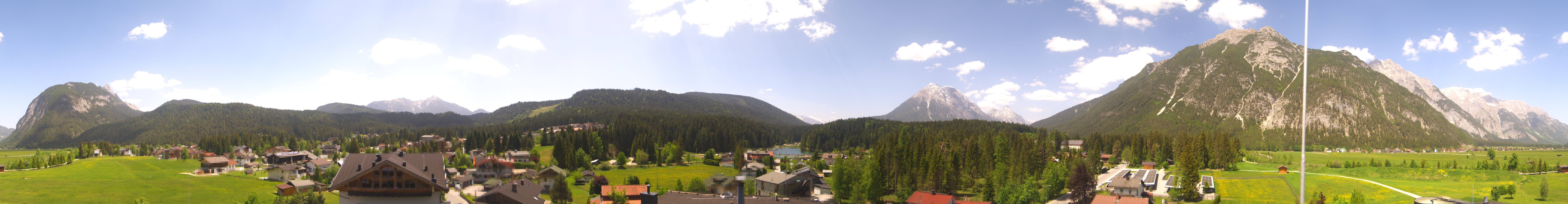Archiv Foto Webcam Rundblick Leutasch