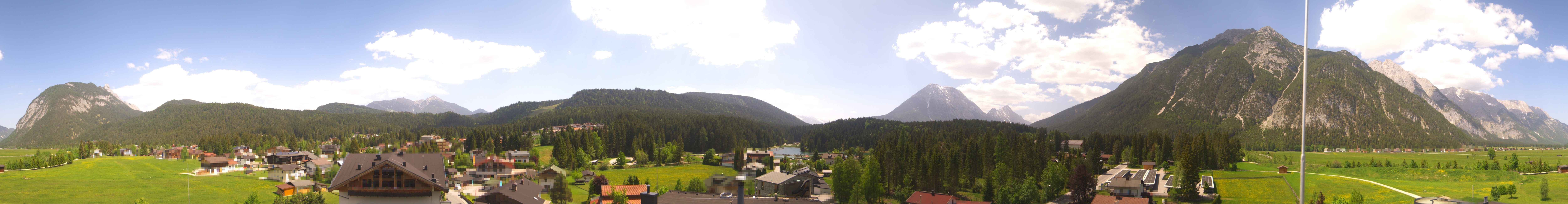 Archiv Foto Webcam Rundblick Leutasch