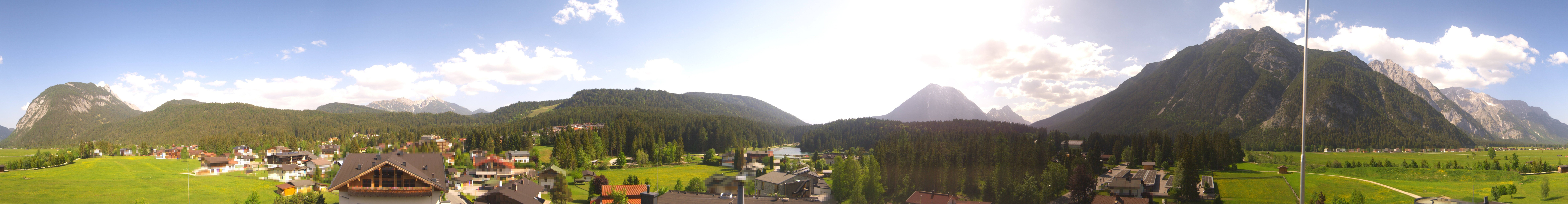 Archiv Foto Webcam Rundblick Leutasch