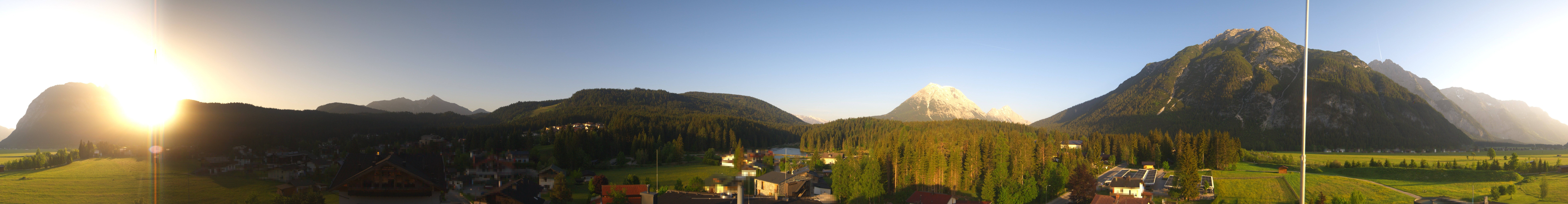 Archiv Foto Webcam Rundblick Leutasch