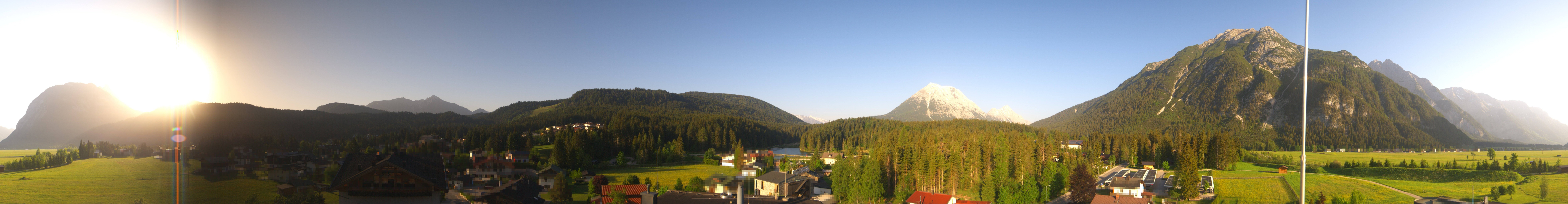 Archiv Foto Webcam Rundblick Leutasch