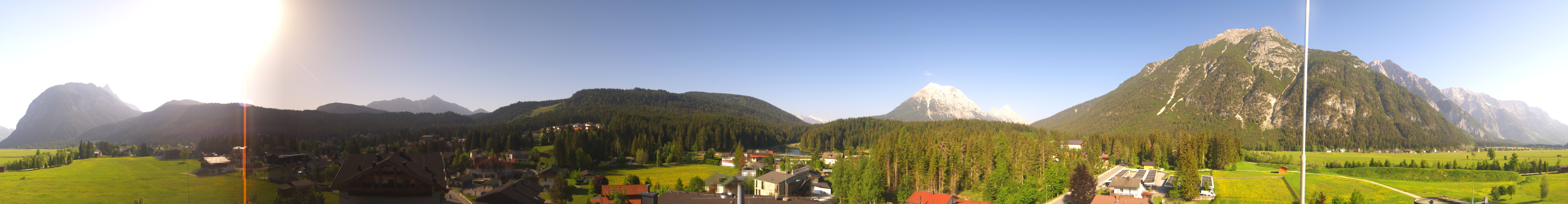 Archiv Foto Webcam Rundblick Leutasch