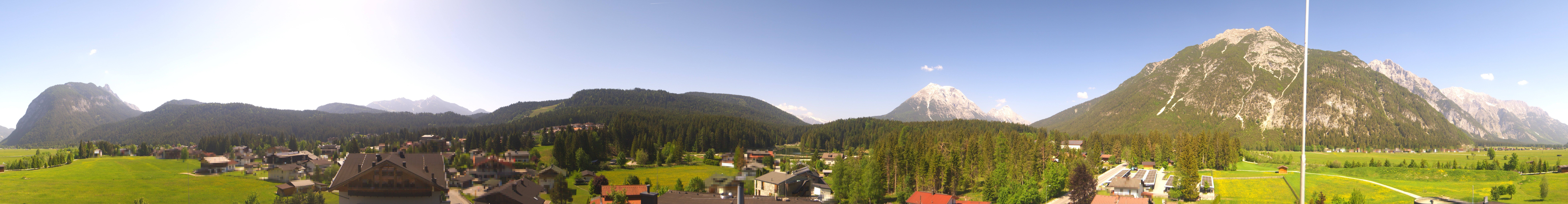 Archiv Foto Webcam Rundblick Leutasch