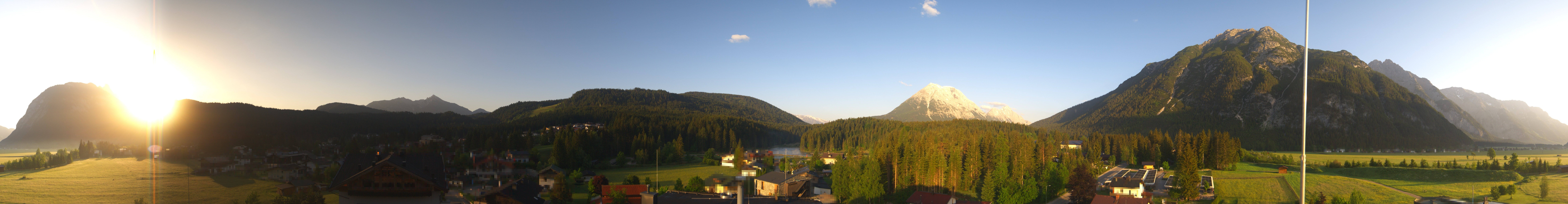 Archiv Foto Webcam Rundblick Leutasch