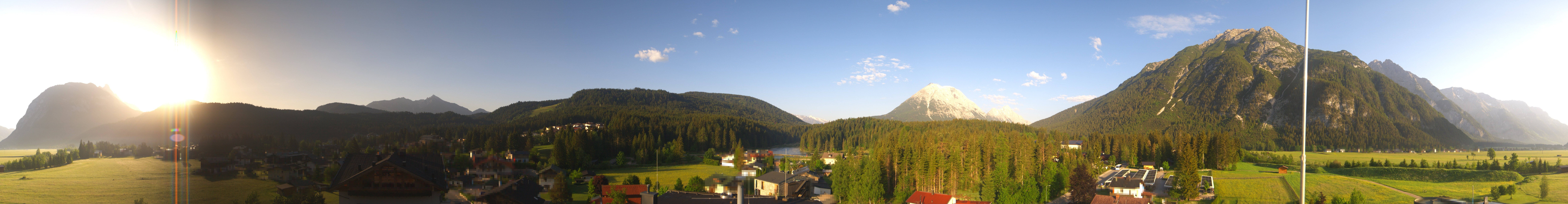 Archiv Foto Webcam Rundblick Leutasch