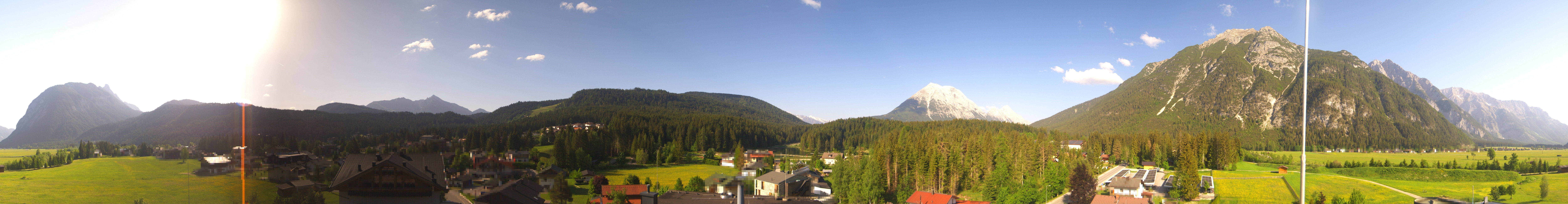 Archiv Foto Webcam Rundblick Leutasch