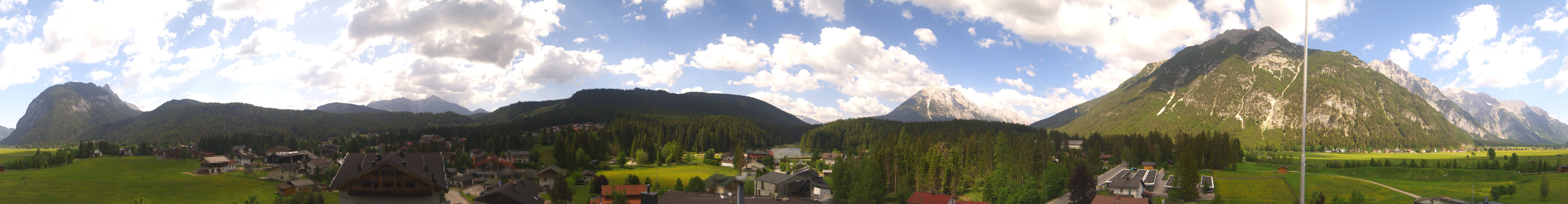 Archiv Foto Webcam Rundblick Leutasch