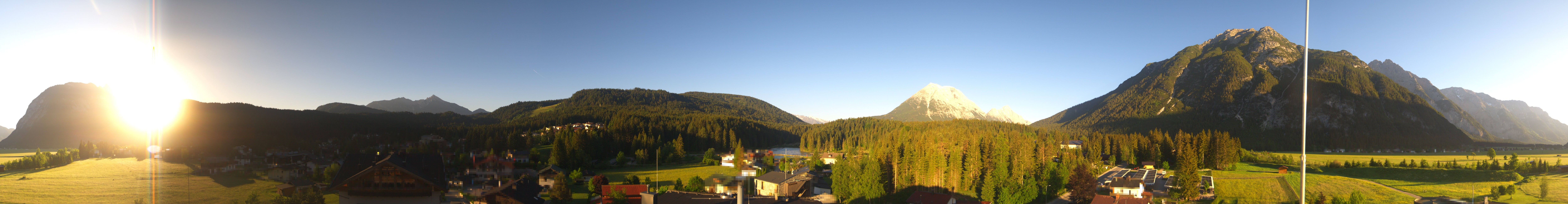 Archived image Webcam Leutasch Panorama
