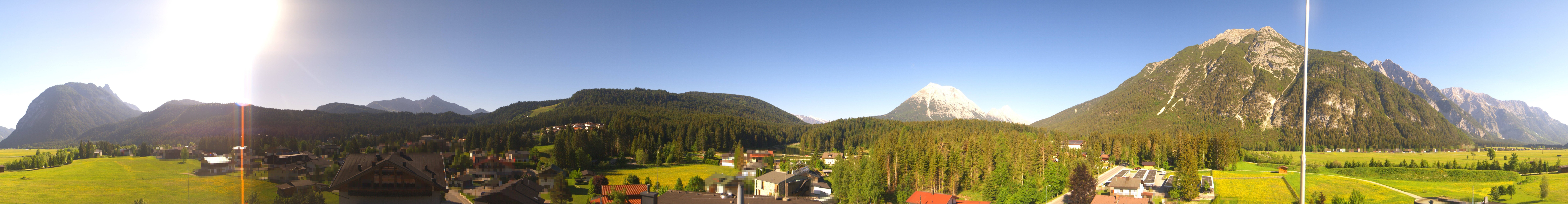 Archived image Webcam Leutasch Panorama