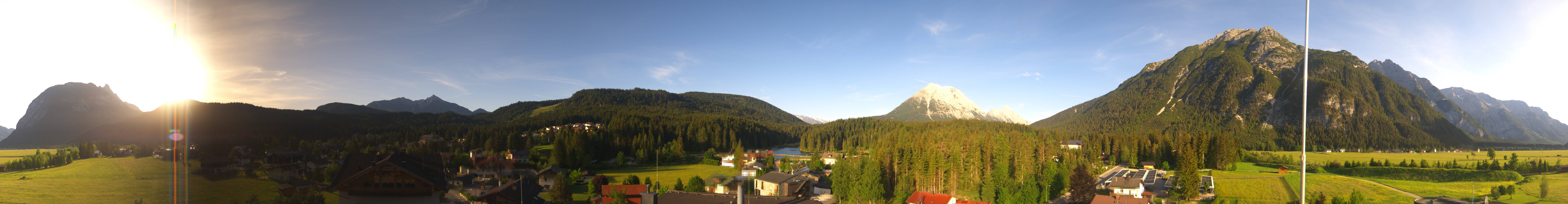 Archiv Foto Webcam Rundblick Leutasch