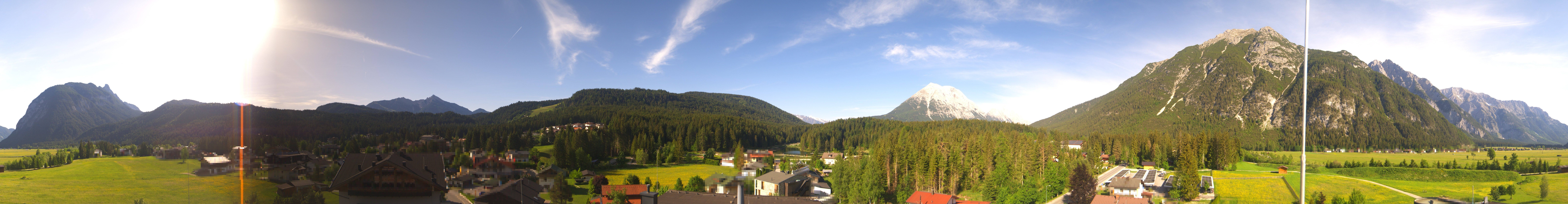 Archiv Foto Webcam Rundblick Leutasch