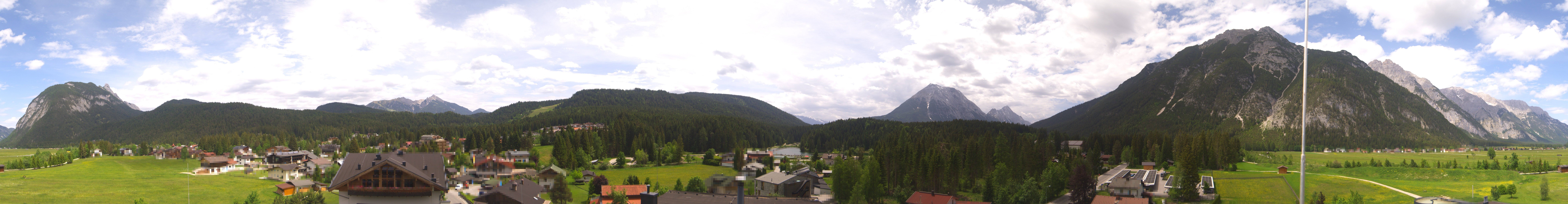 Archiv Foto Webcam Rundblick Leutasch