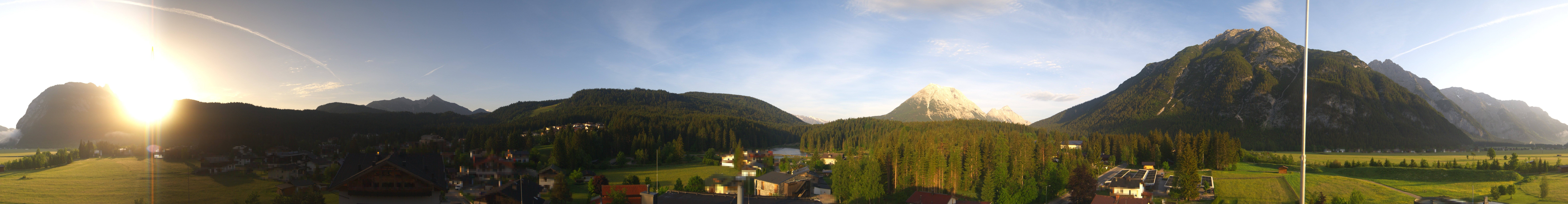 Archiv Foto Webcam Rundblick Leutasch