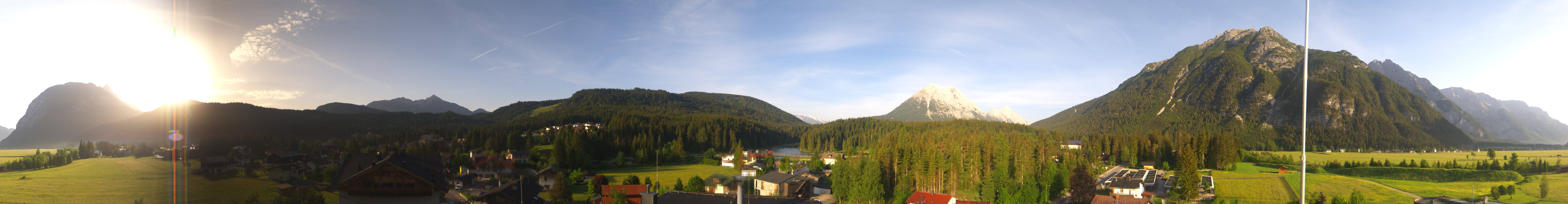 Archiv Foto Webcam Rundblick Leutasch