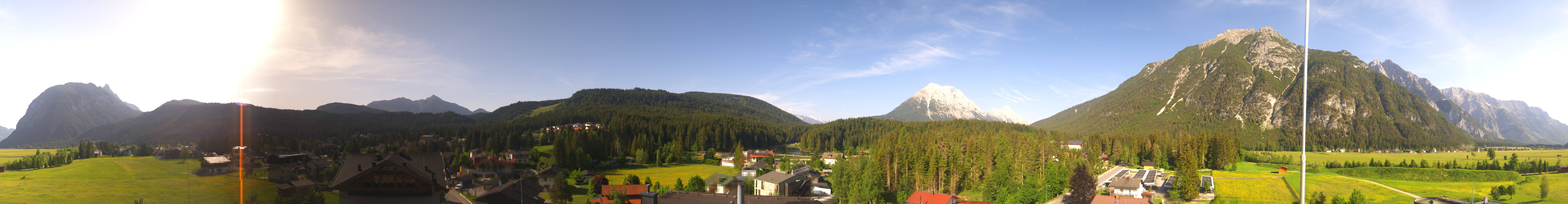 Archiv Foto Webcam Rundblick Leutasch