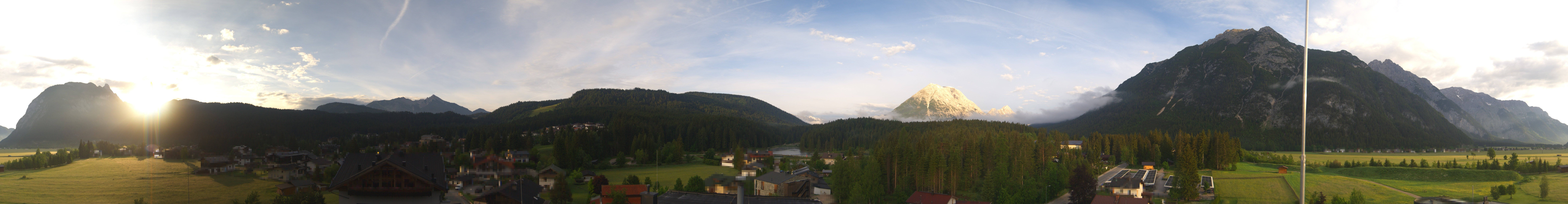 Archiv Foto Webcam Rundblick Leutasch