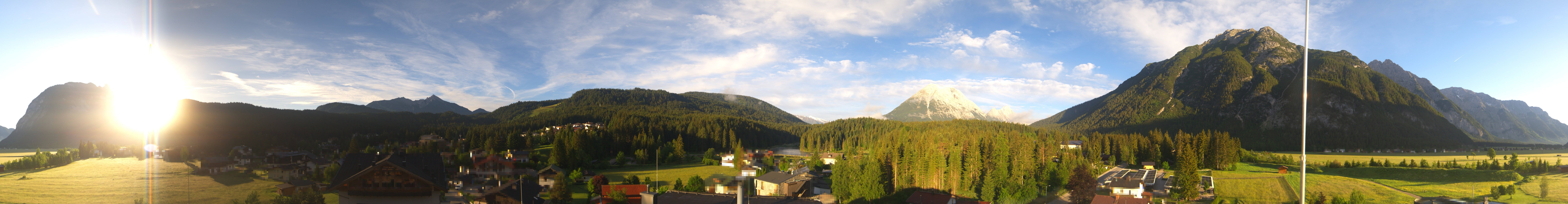 Archiv Foto Webcam Rundblick Leutasch