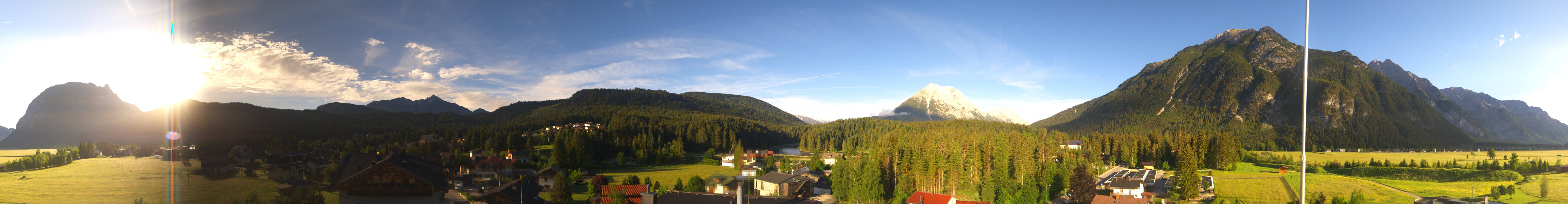 Archiv Foto Webcam Rundblick Leutasch