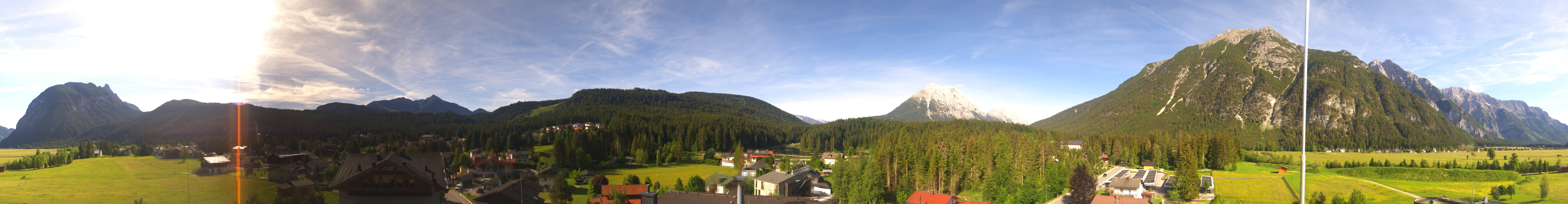 Archiv Foto Webcam Rundblick Leutasch
