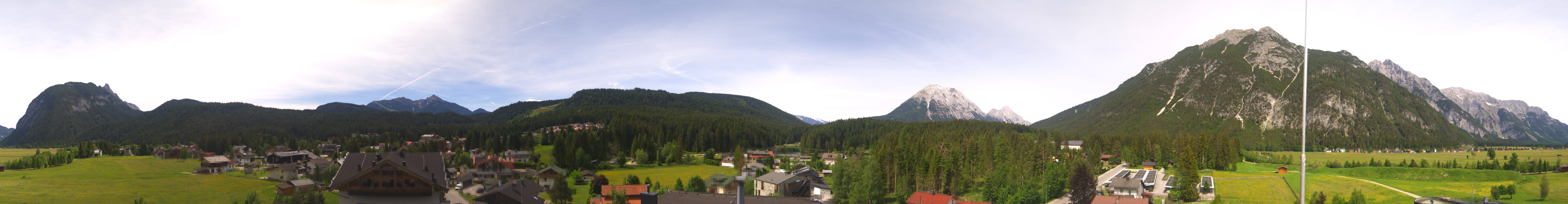 Archiv Foto Webcam Rundblick Leutasch