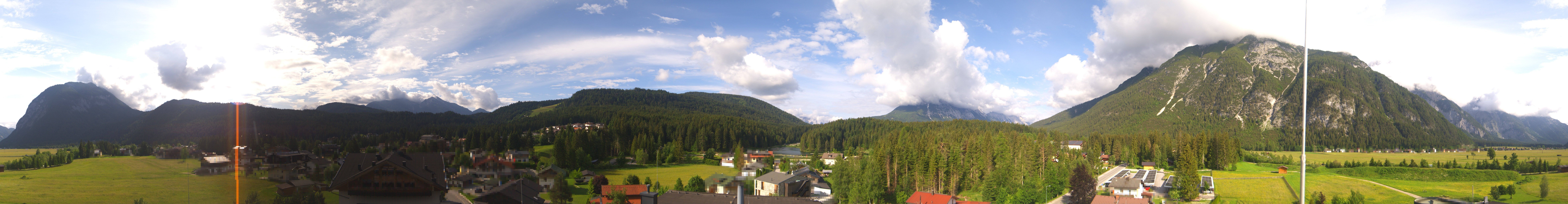 Archiv Foto Webcam Rundblick Leutasch