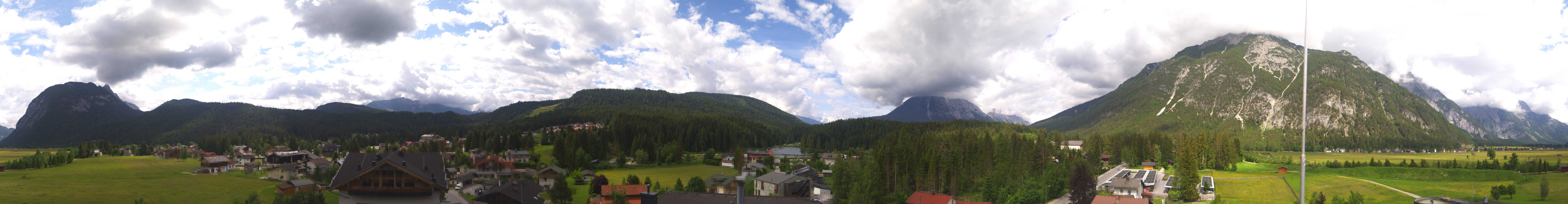 Archiv Foto Webcam Rundblick Leutasch