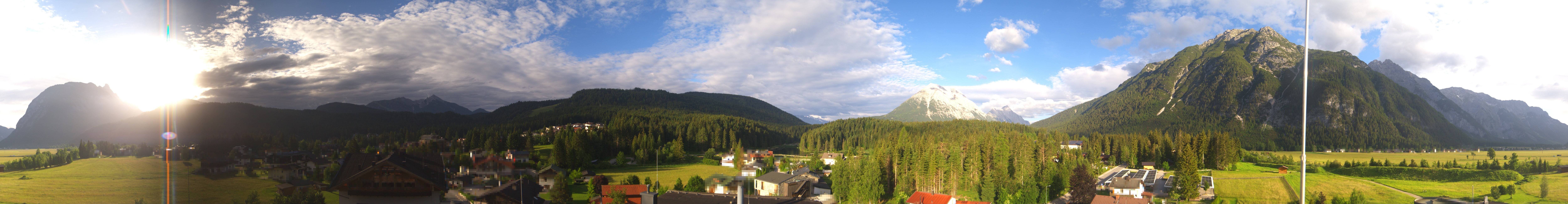 Archiv Foto Webcam Rundblick Leutasch
