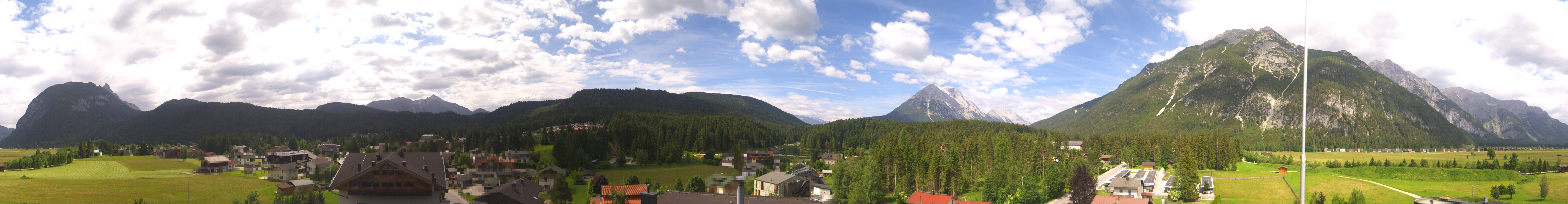 Archiv Foto Webcam Rundblick Leutasch