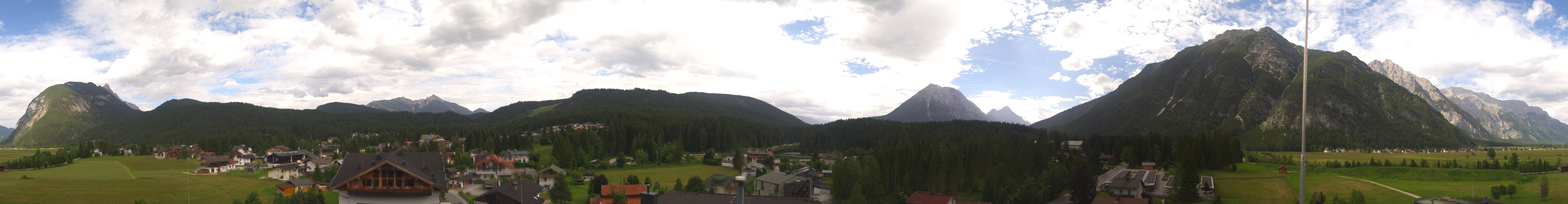 Archiv Foto Webcam Rundblick Leutasch