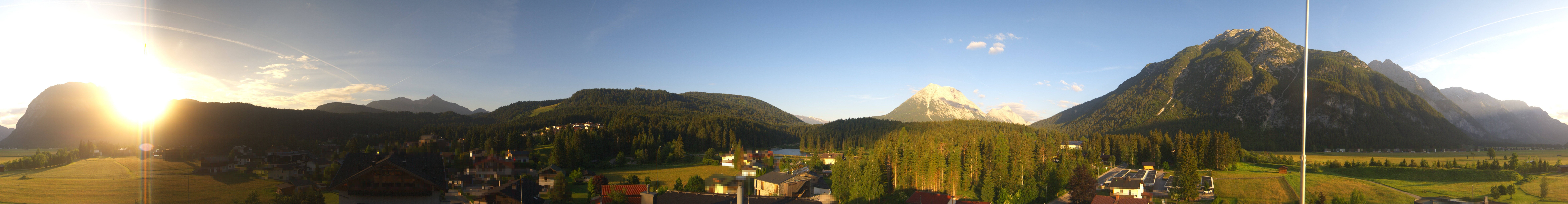 Archiv Foto Webcam Rundblick Leutasch