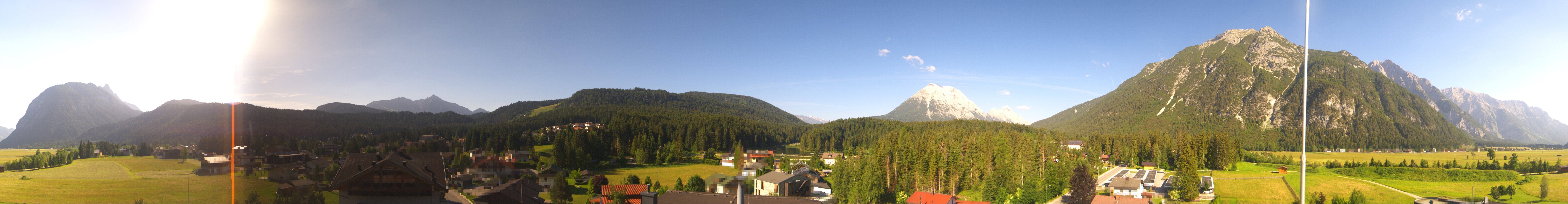 Archiv Foto Webcam Rundblick Leutasch