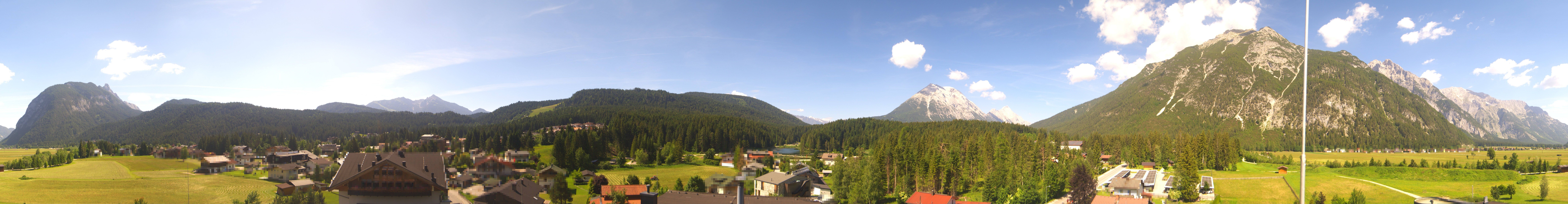 Archiv Foto Webcam Rundblick Leutasch