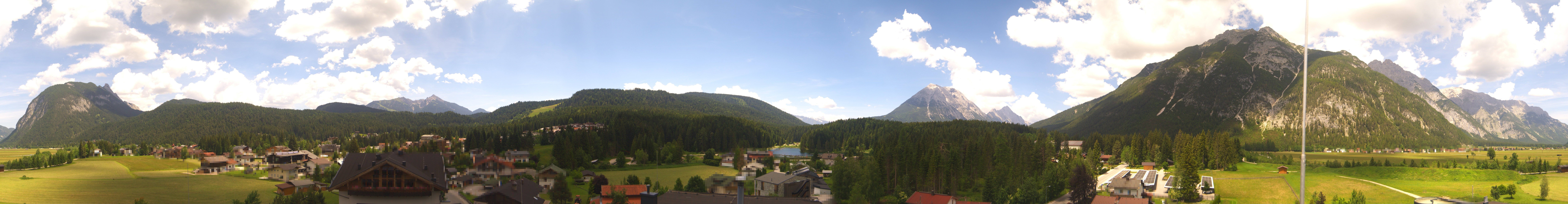 Archiv Foto Webcam Rundblick Leutasch