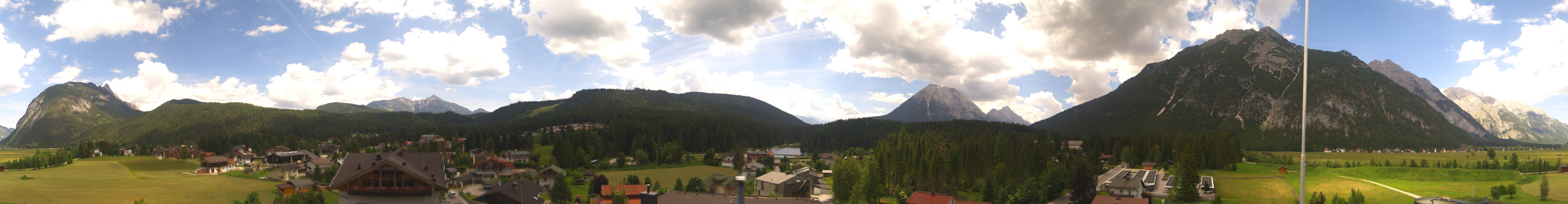 Archiv Foto Webcam Rundblick Leutasch