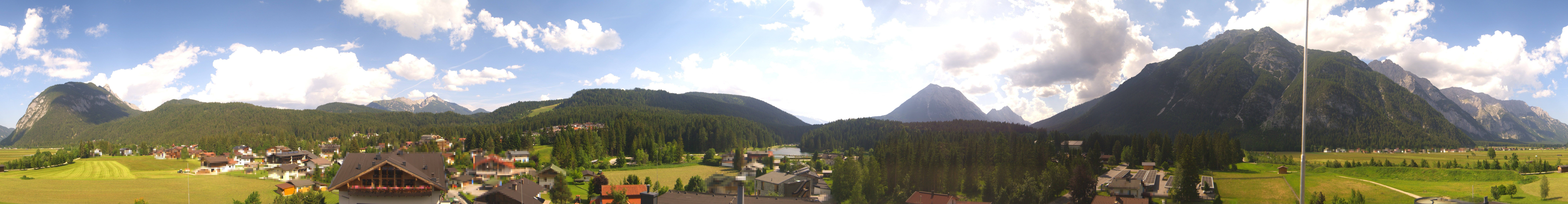 Archiv Foto Webcam Rundblick Leutasch
