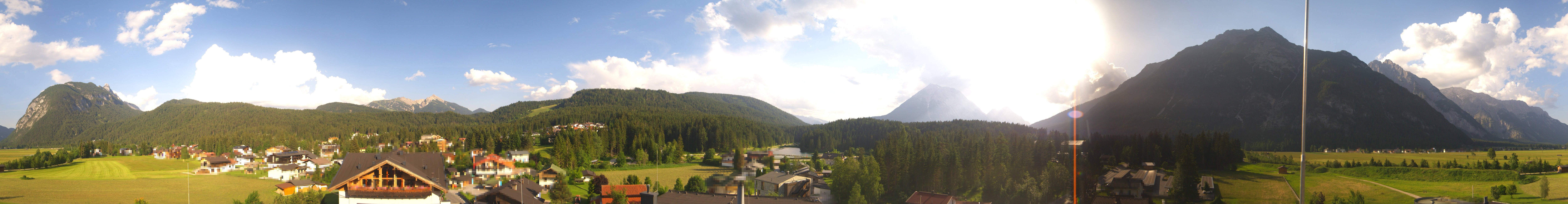 Archiv Foto Webcam Rundblick Leutasch