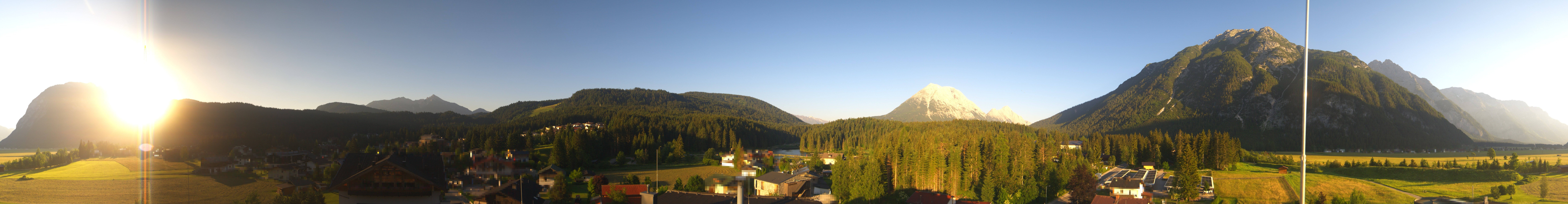 Archiv Foto Webcam Rundblick Leutasch