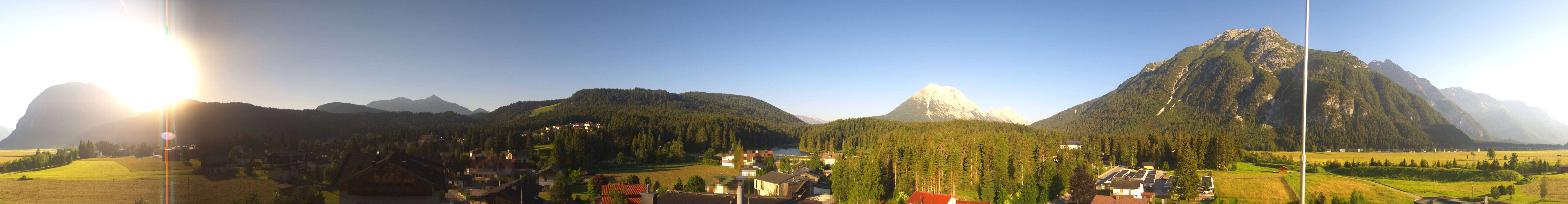 Archiv Foto Webcam Rundblick Leutasch